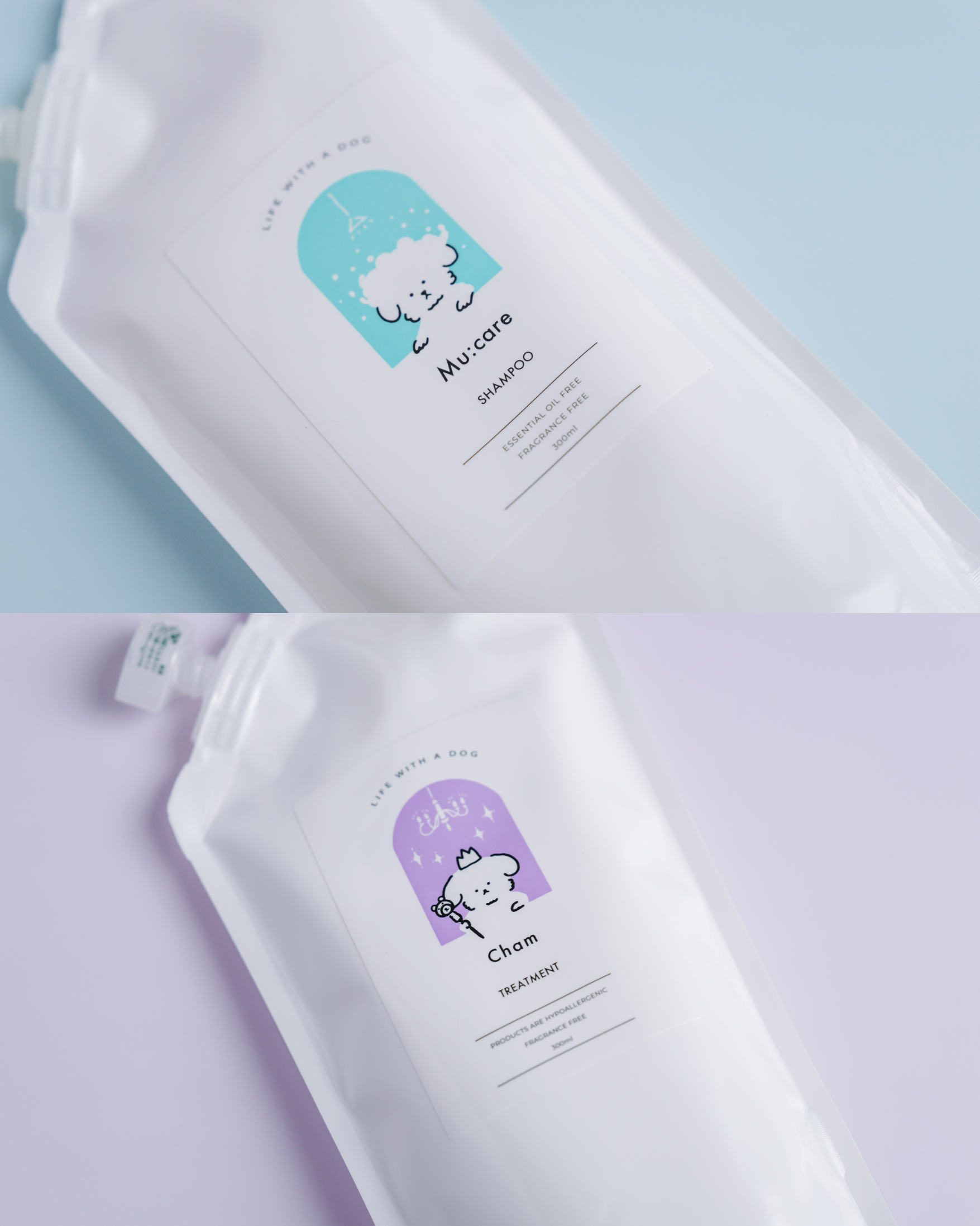 【送料無料】Mu:care（ミューケア） & Cham（チャム） 2点セット